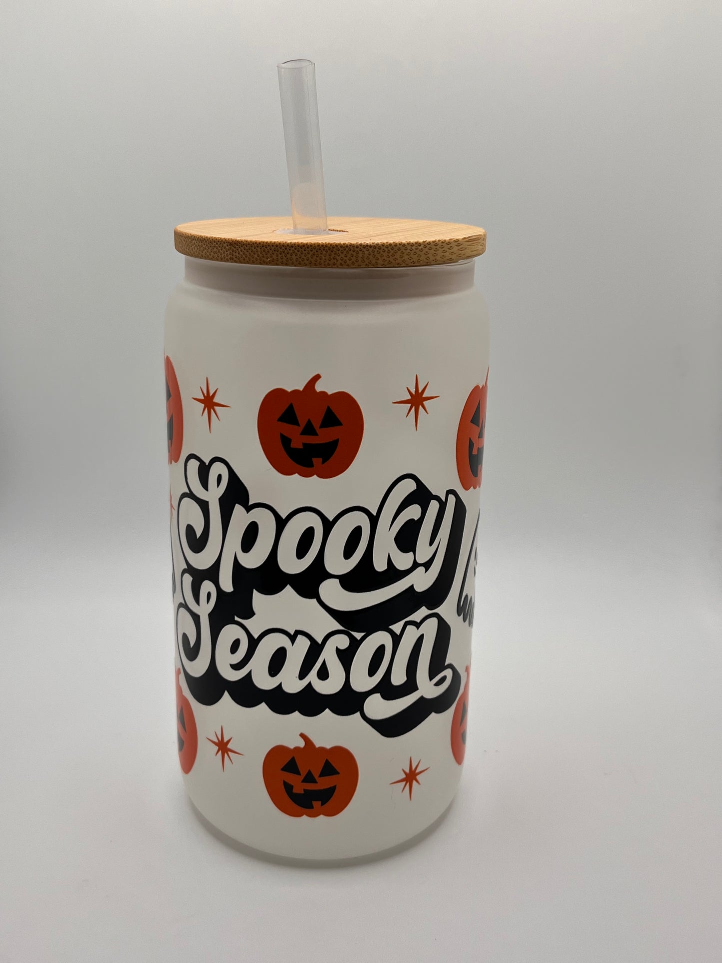 Ready to Ship Custom 16oz Frosted Glass Cup- BOGO 50% SALE