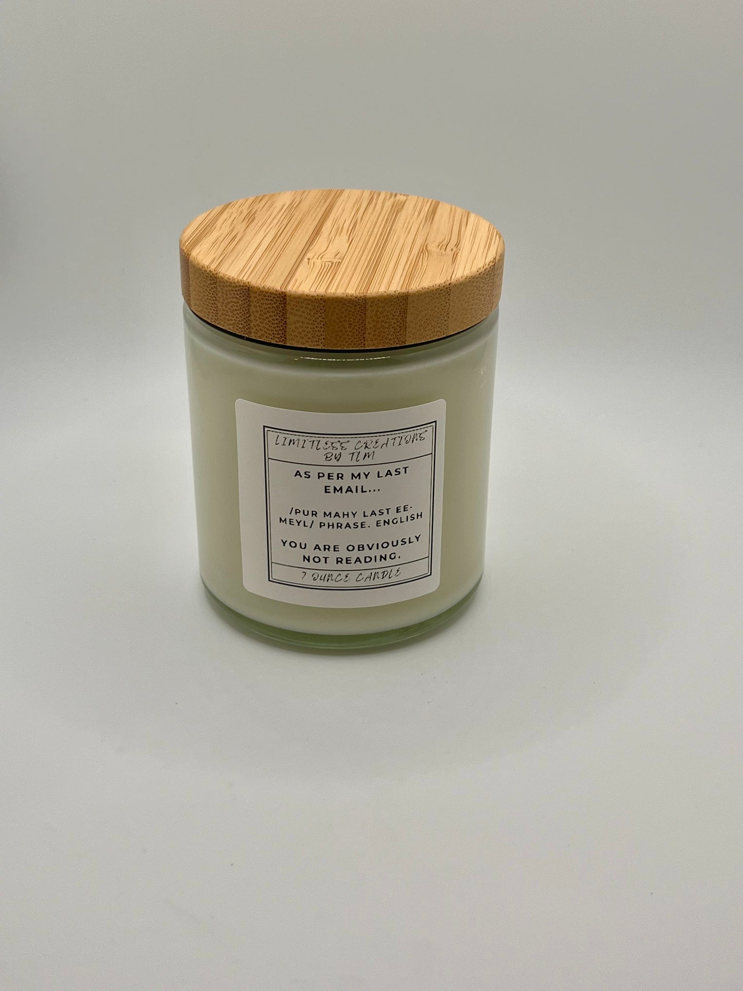 7oz Wickless Candles with Sayings (Made to Order) PLEASE READ DESCRIPTION