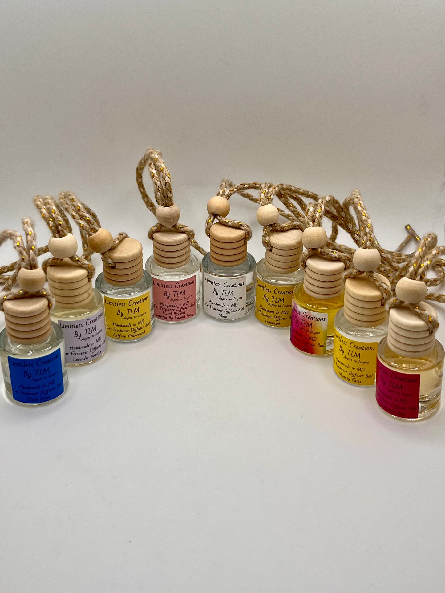 2 FOR $10 8ml Cylinder Car Freshener Diffusers