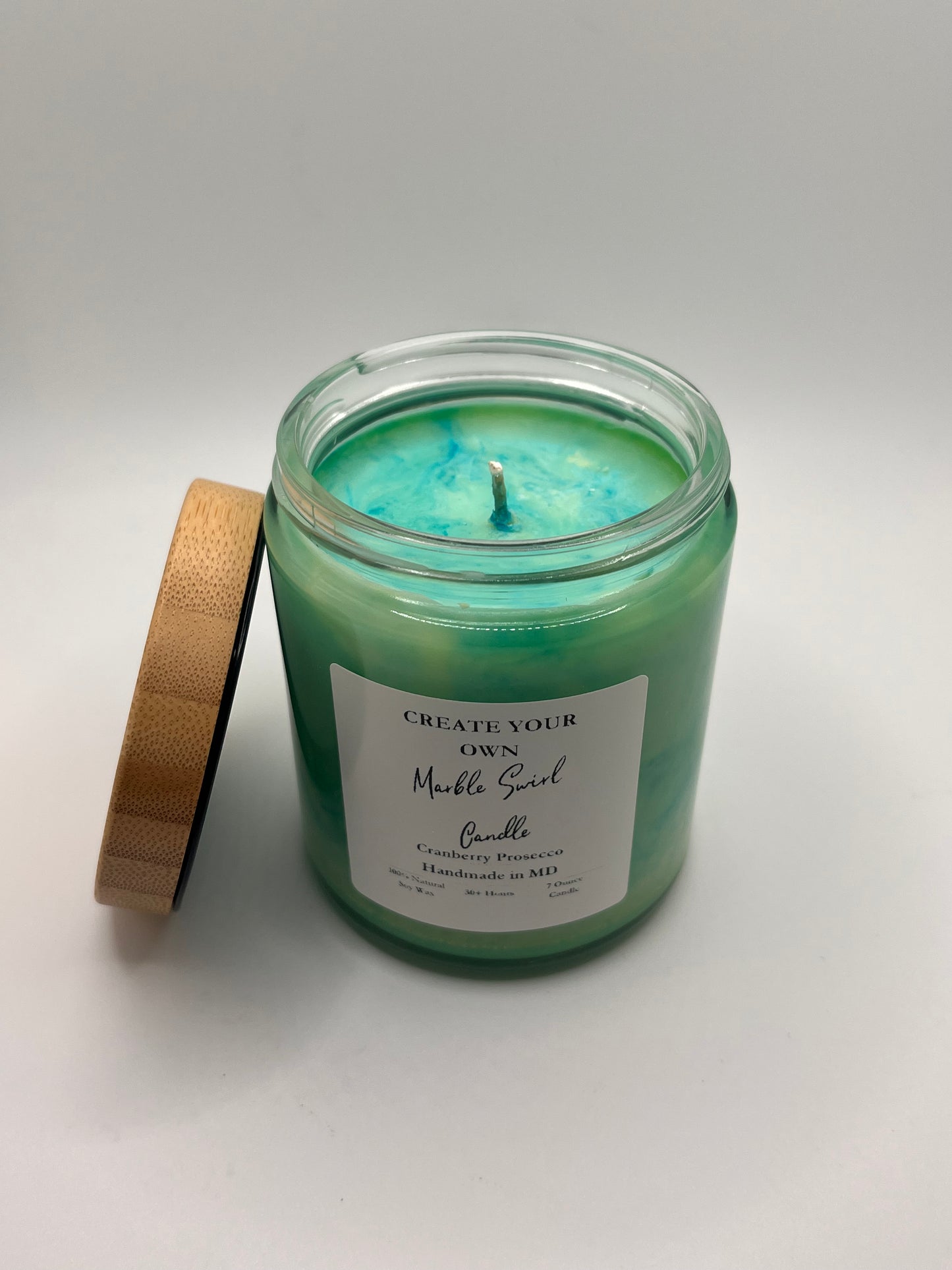 Marble Swirl 7oz Candle (Made to Order) PLEASE READ PRODUCT DEESCRIPTION
