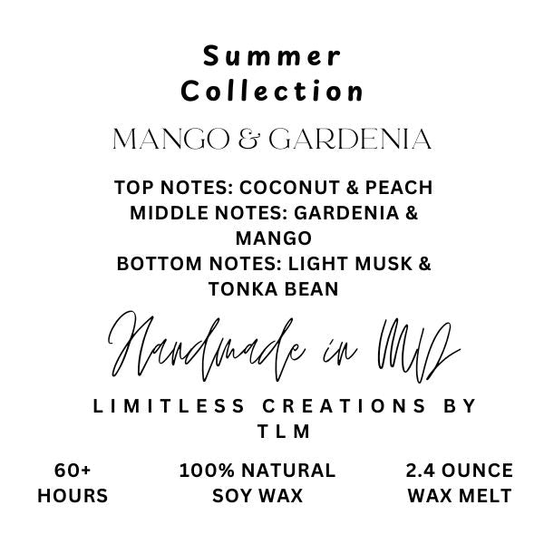 Limitless Seasonal 7oz & 14oz Candles & 2.4oz Wax Melts (Made to Order)