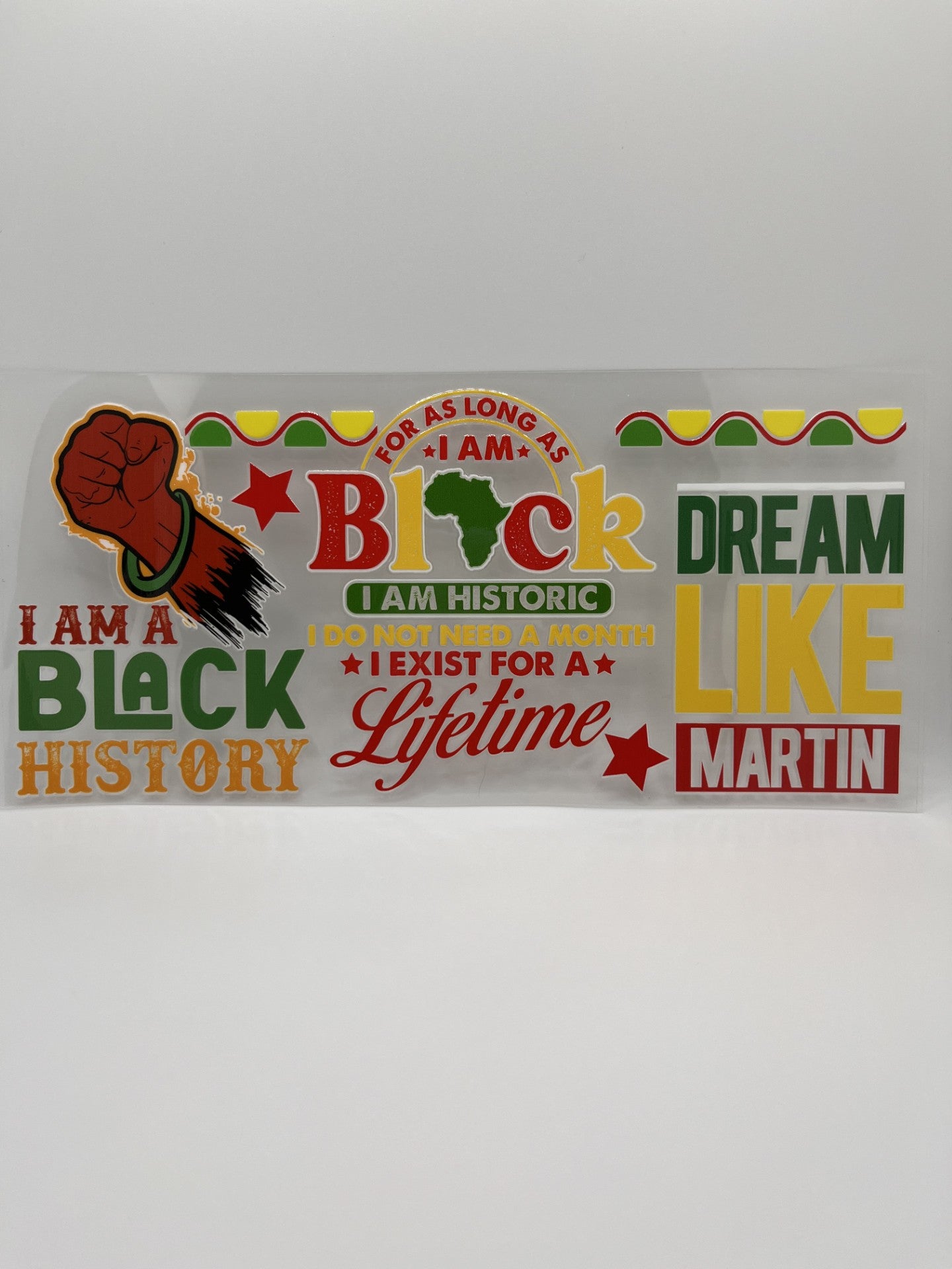 UV DTF WRAPS Catalog- Juneteenth (PLEASE READ PRODUCT DESCRITPION)