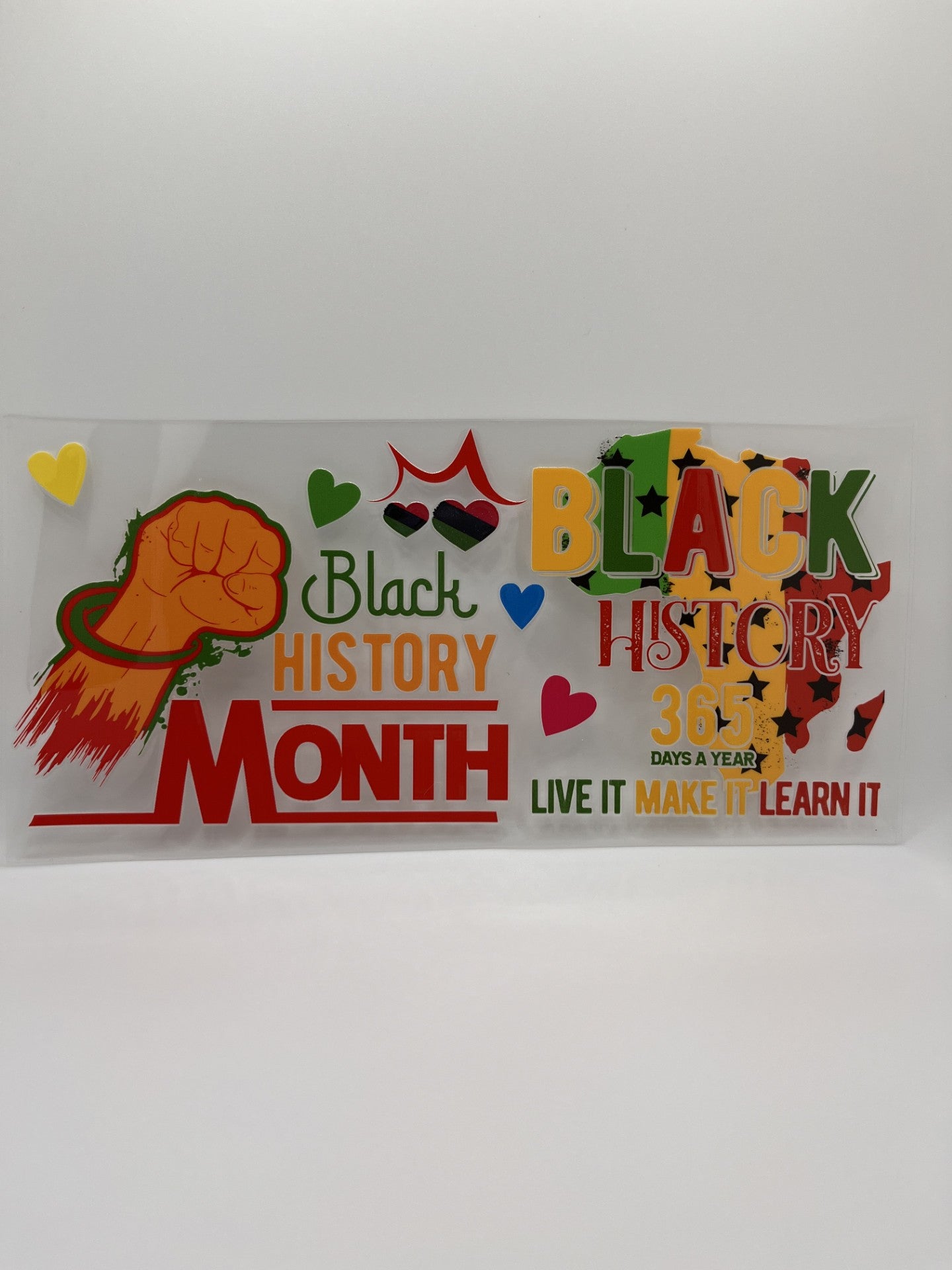 UV DTF WRAPS Catalog- Juneteenth (PLEASE READ PRODUCT DESCRITPION)