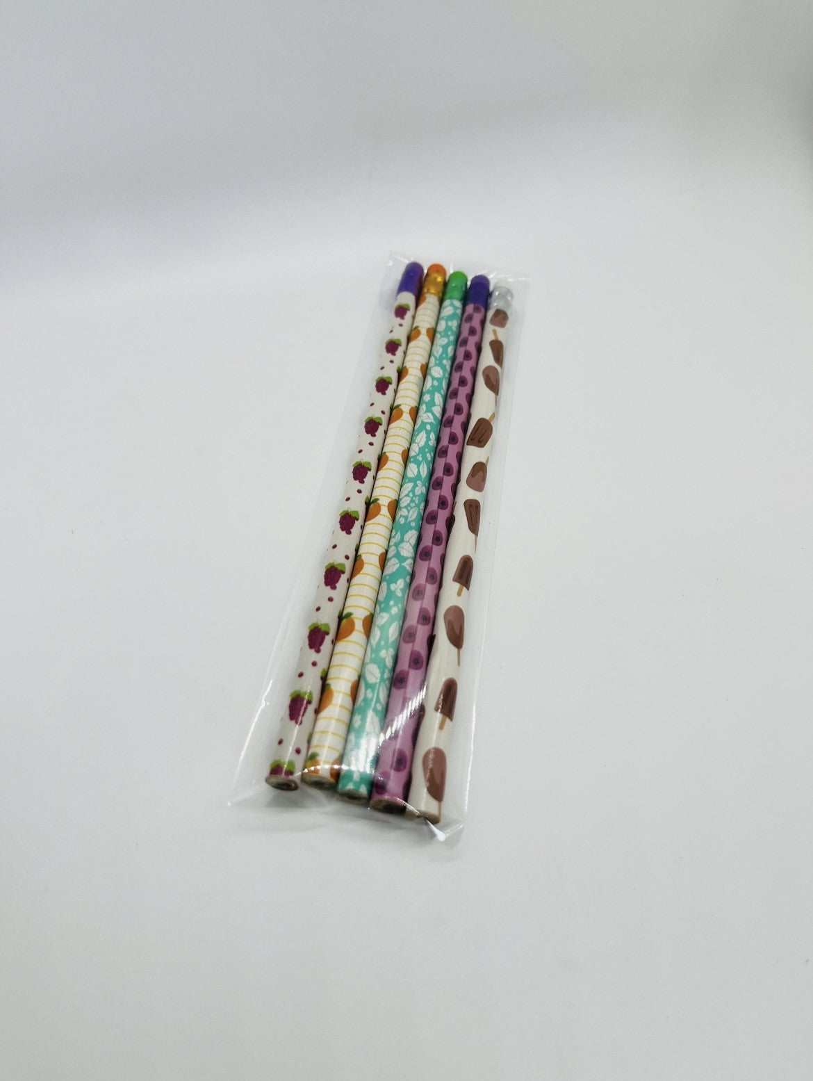 Assorted Writing Pencils- 5 pieces