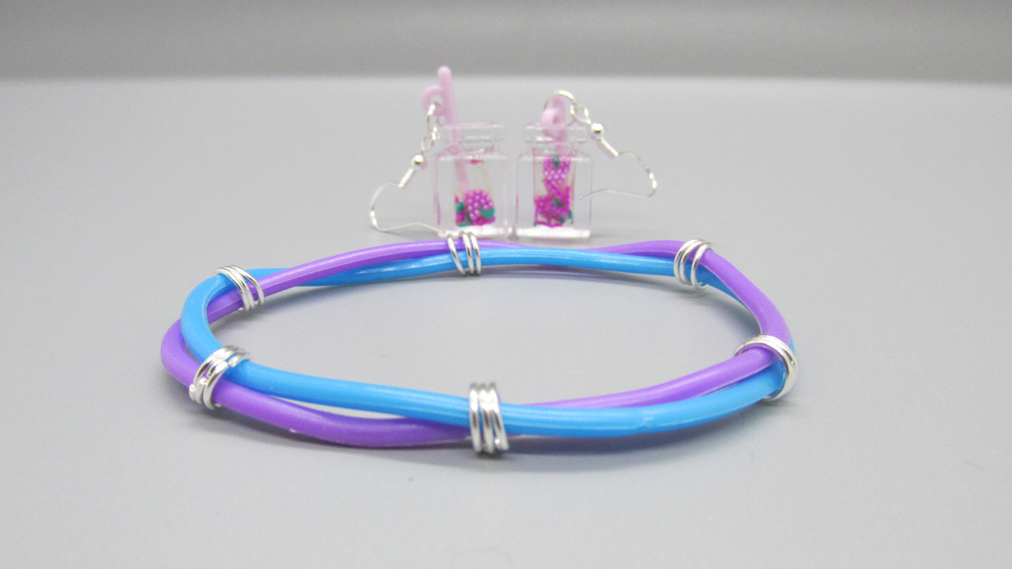 Kids Earring & Bracelet Set- Drink Resin Pendants Catalog 2